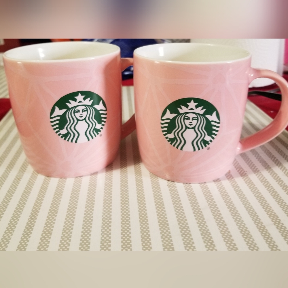💗🎀💗Starbucks Pink Ceramic Mugs-2022